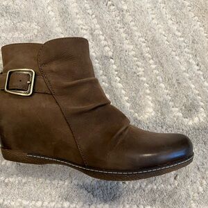 Dansko Tan Leather Ankle Boots EU 37 size 7-7.5
